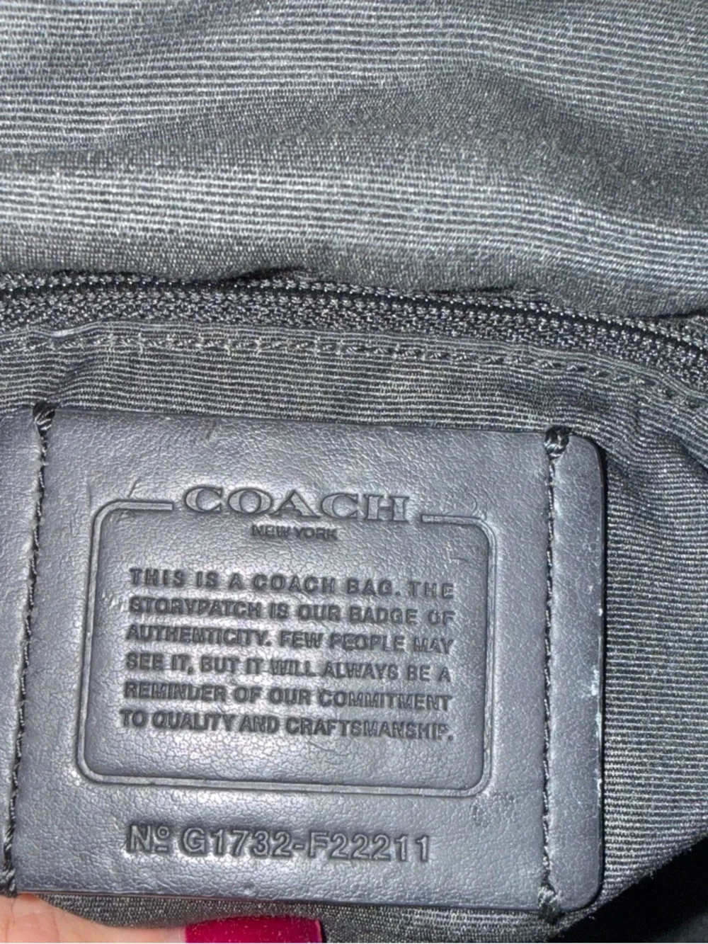 Coach Ava Black Pebble Leather Chain-Handle Tote - Picture 3 of 16